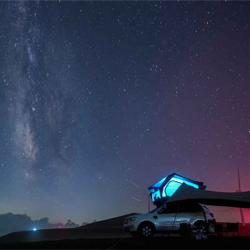 PlayDo Inflatable Roof Top Tent | Panoramic Lightweight Rooftop Tent for Family Camping Car Camping Ospre
