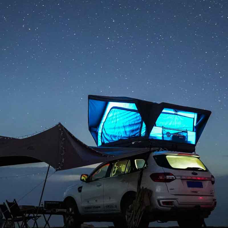 PlayDo Inflatable Roof Top Tent | Panoramic Lightweight Rooftop Tent for Family Camping Car Camping Ospre