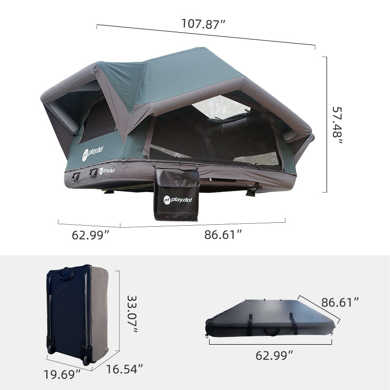 PlayDo Starry Sky 2 Inflatable Roof Top Tent | Multi-Scene Family Camping