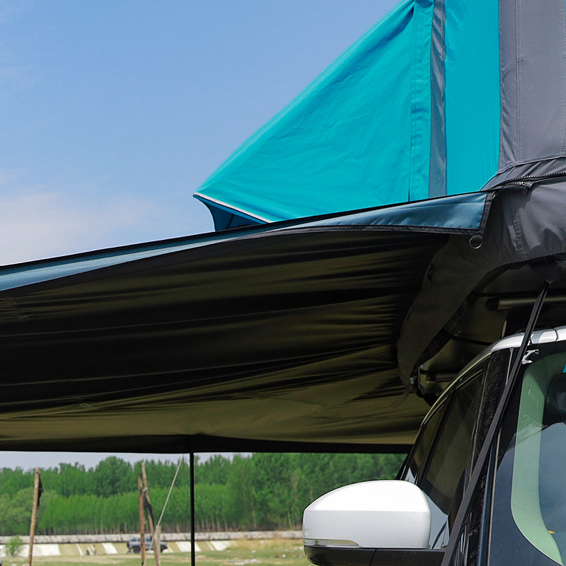 Toldo lateral de coche PlayDo Fish Island 180° | Perfecto para acampar en familia
