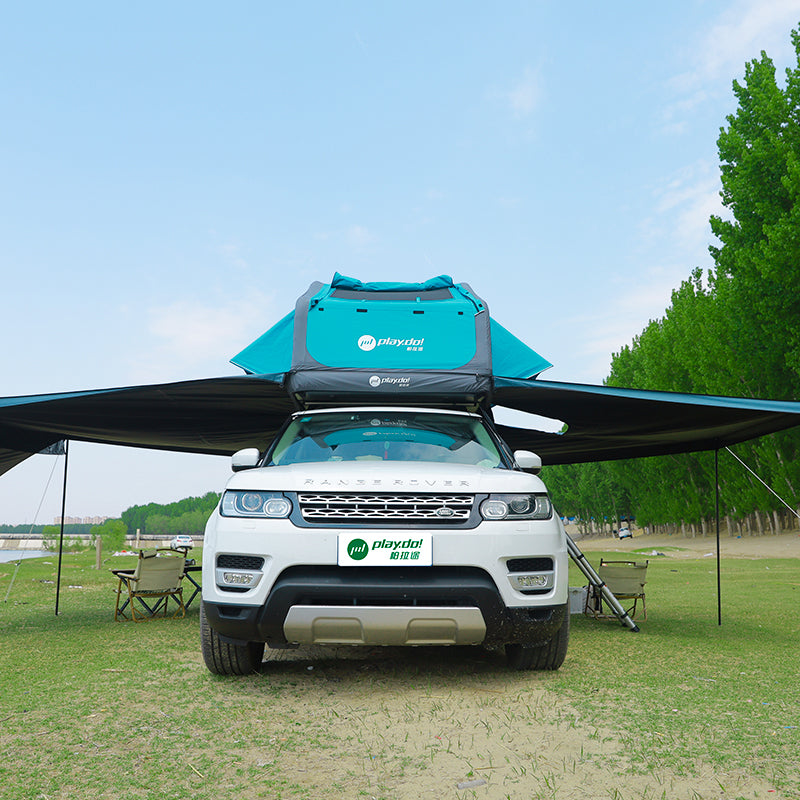 Toldo lateral para coche PlayDo Fish Island 270° | Perfecto para acampada familiar