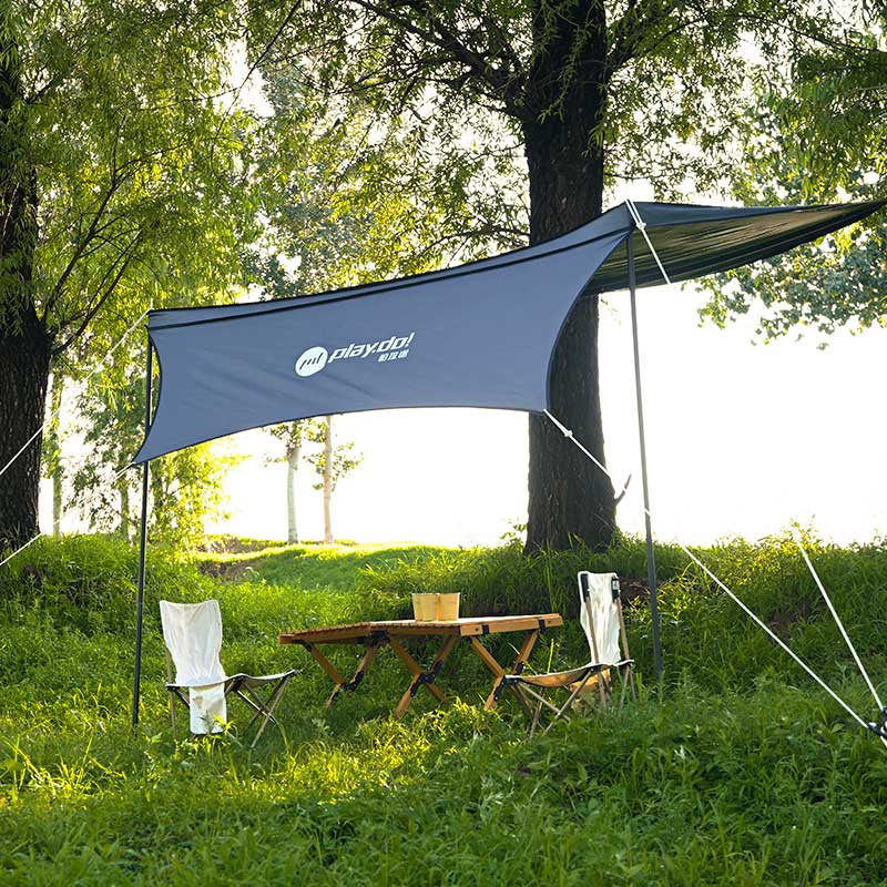 Toldo lateral de coche PlayDo Fish Island 90° | Perfecto para acampar en familia