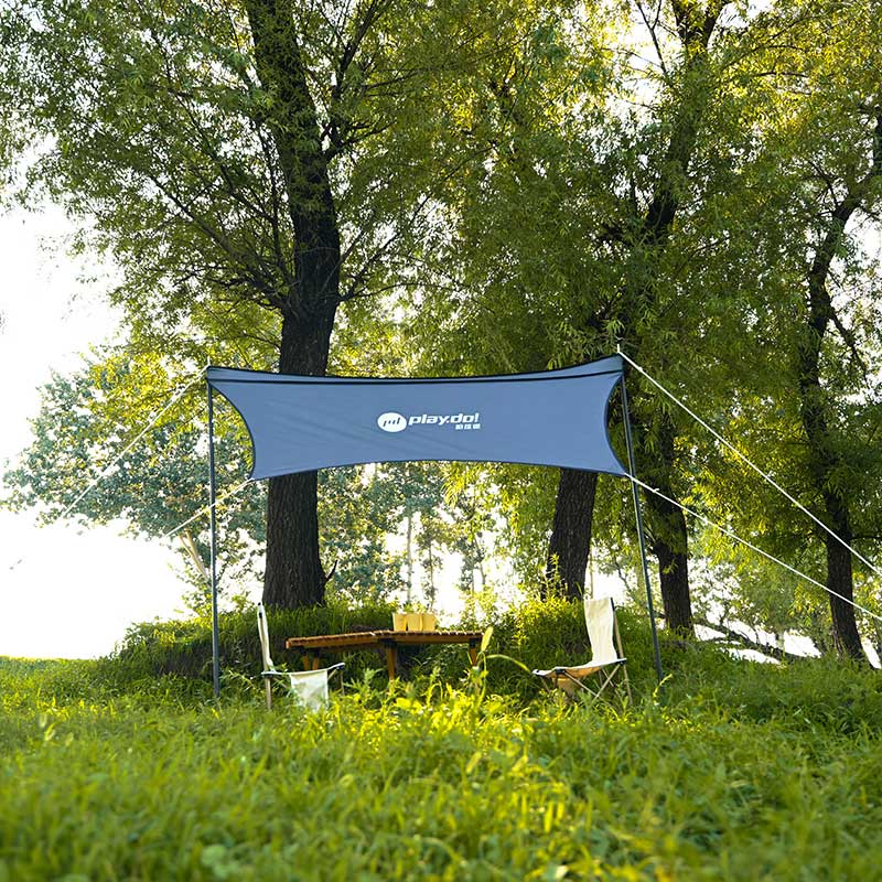 Toldo lateral de coche PlayDo Fish Island 90° | Perfecto para acampar en familia