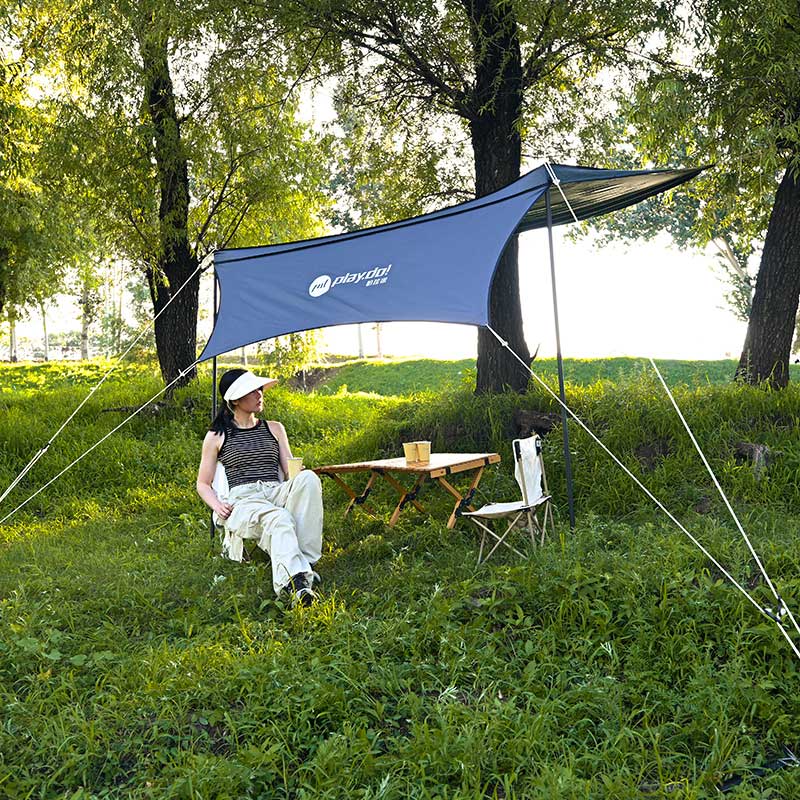 Toldo lateral de coche PlayDo Fish Island 90° | Perfecto para acampar en familia