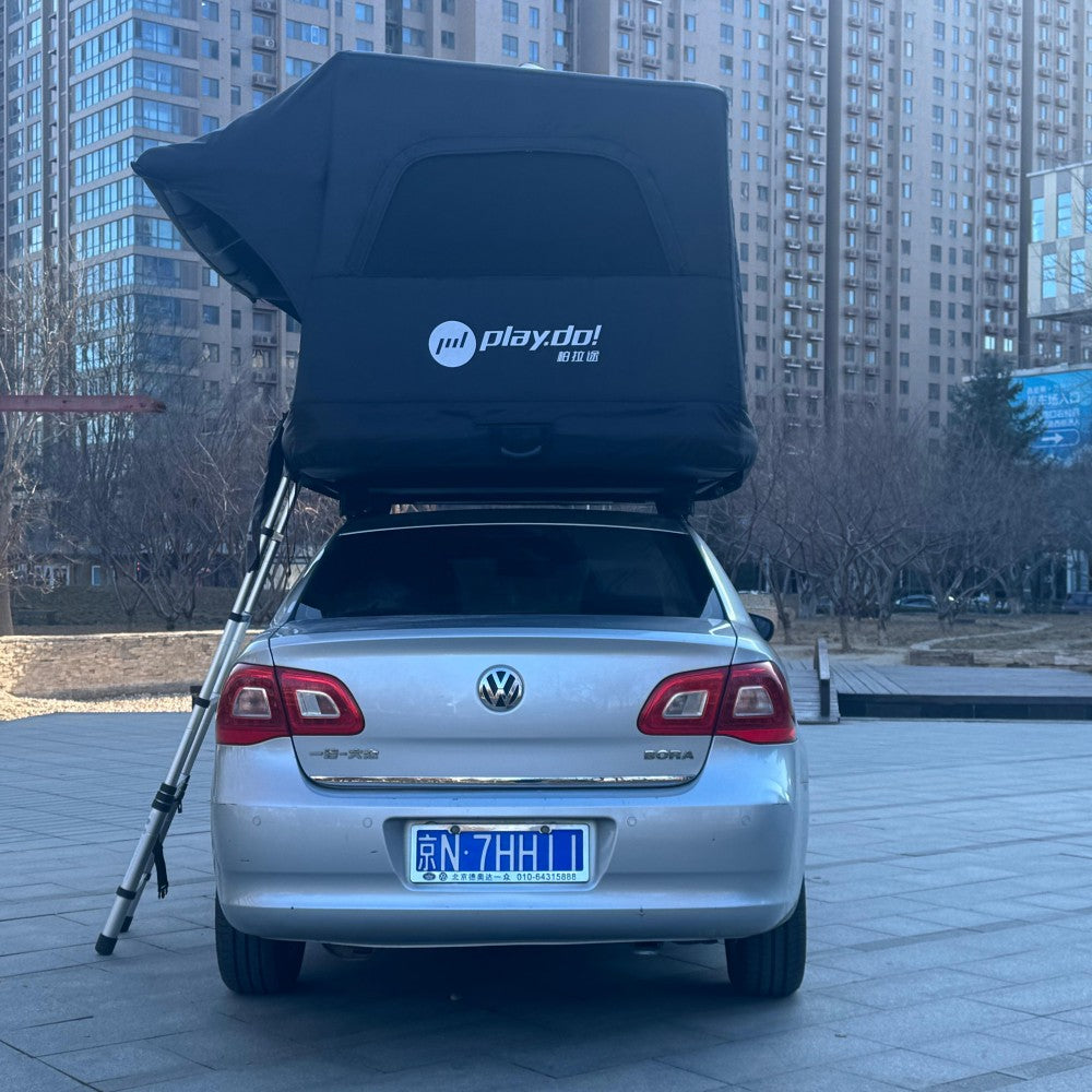 PLAYDO Lightweight Rooftop Tent for SUV Camping | Inflatable Automotive Camping Tent | Castle Shell