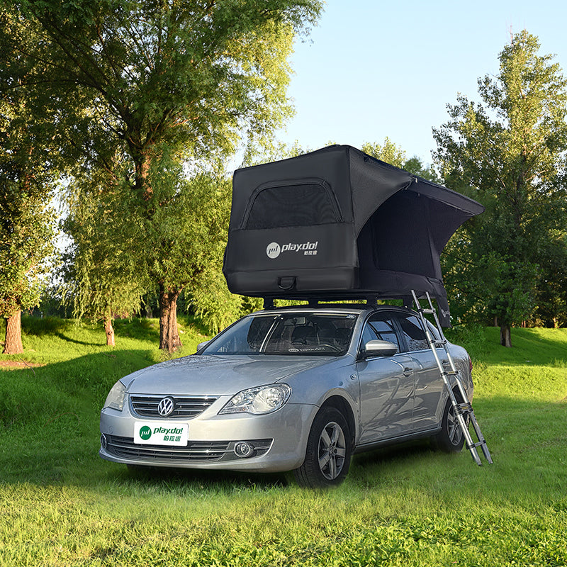 PLAYDO Inflatable Rooftop Tent | Light Rooftop Tent 4-Season | Car Camping Tent for Families | Castle Shell