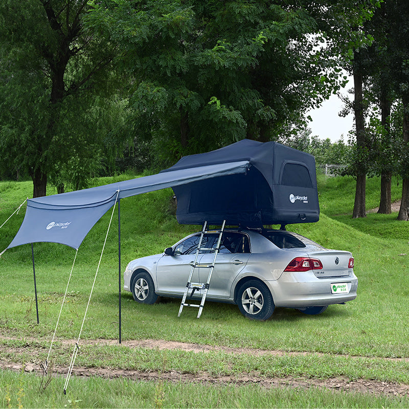 PLAYDO Lightweight Rooftop Tent for SUV Camping | Inflatable Automotive Camping Tent | Castle Shell