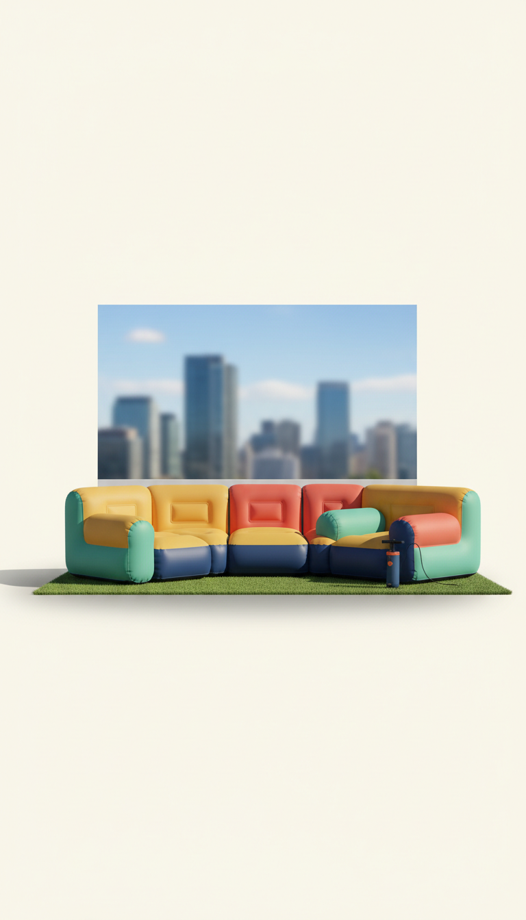Modular Inflatable Lounge Set