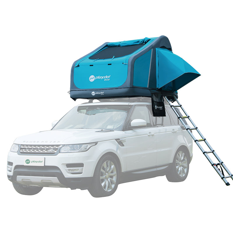 PlayDo Limited Edition Fish Island Inflatable Roof Top Tent | Multi-Scene Family Camping