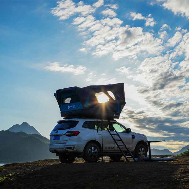 PlayDo Inflatable Roof Top Tent |  Panoramic Lightweight Rooftop Tent for Family Camping Car Camping Ospre
