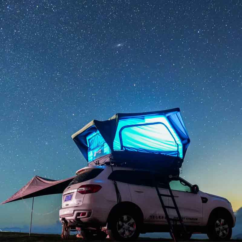 PlayDo Inflatable Roof Top Tent |  Panoramic Lightweight Rooftop Tent for Family Camping Car Camping Ospre