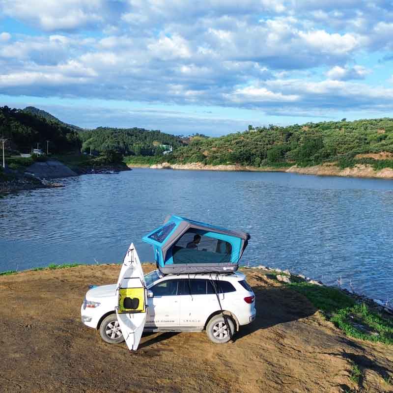 PlayDo Inflatable Roof Top Tent |  Panoramic Lightweight Rooftop Tent for Family Camping Car Camping Ospre