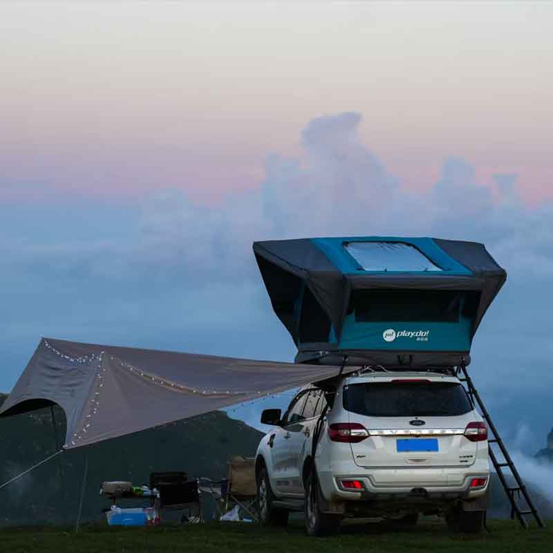 PlayDo Inflatable Roof Top Tent |  Panoramic Lightweight Rooftop Tent for Family Camping Car Camping Ospre