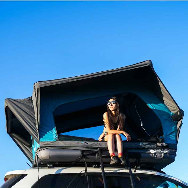 PlayDo Inflatable Roof Top Tent |  Panoramic Lightweight Rooftop Tent for Family Camping Car Camping Ospre