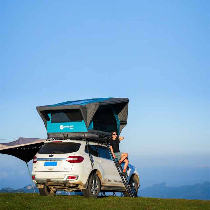 PlayDo Inflatable Roof Top Tent |  Panoramic Lightweight Rooftop Tent for Family Camping Car Camping Ospre