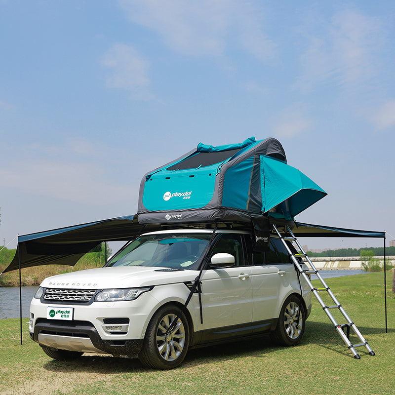 Toldo lateral de coche PlayDo Fish Island 180° | Perfecto para acampar en familia