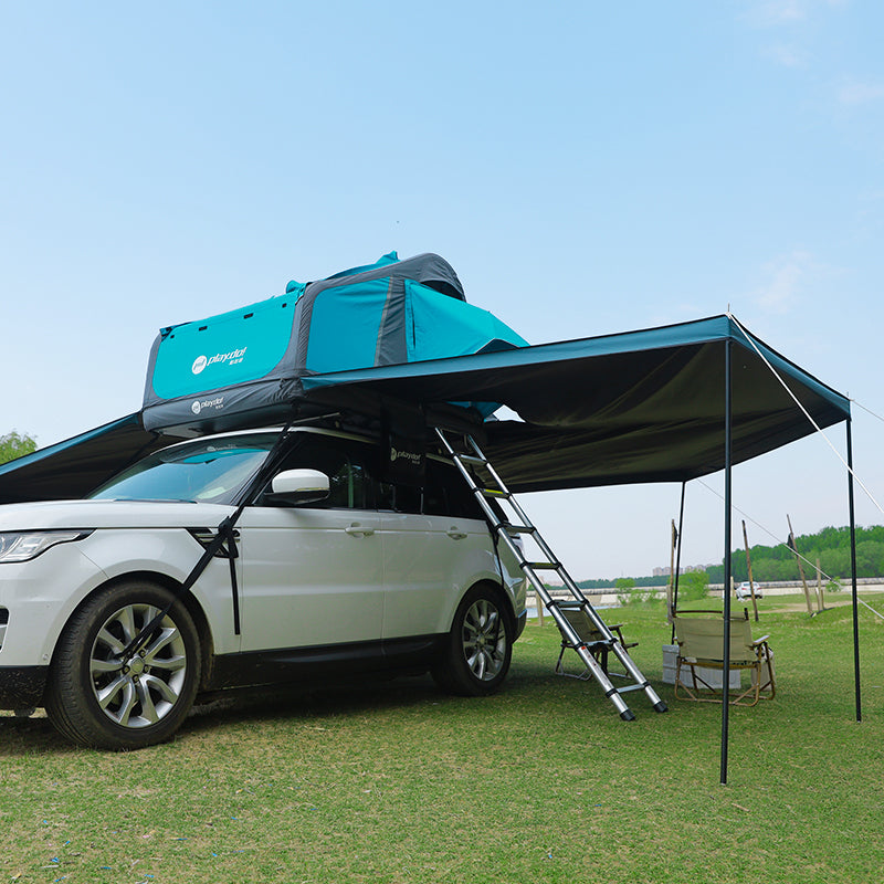 Toldo lateral para coche PlayDo Fish Island 270° | Perfecto para acampada familiar