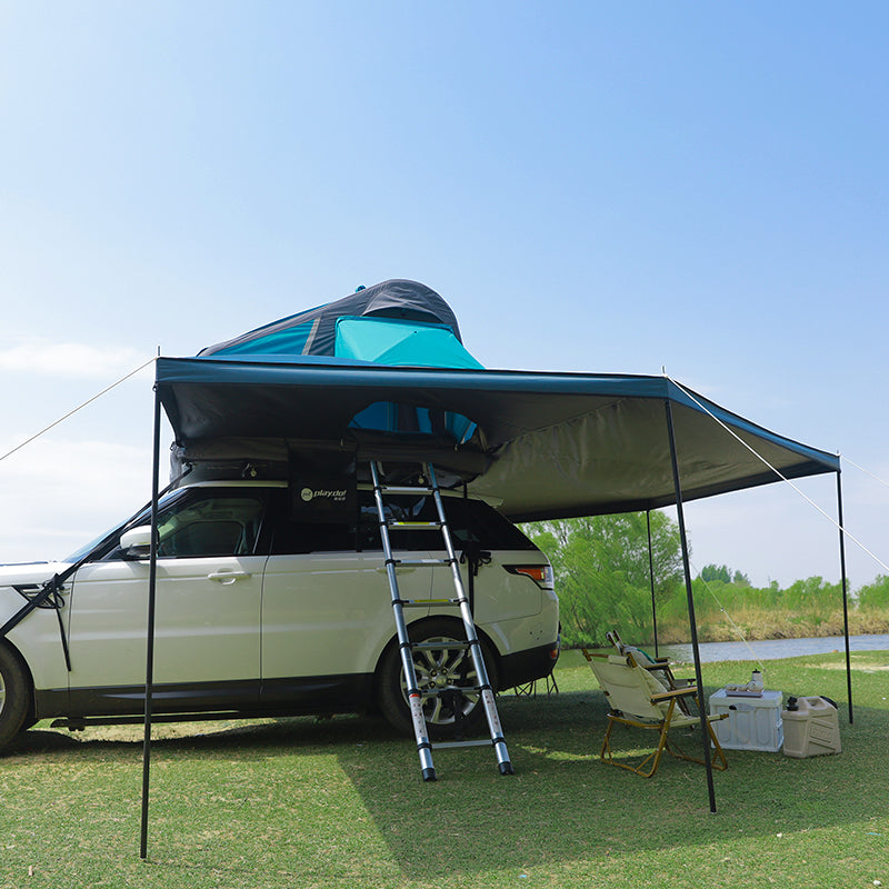 Toldo lateral para coche PlayDo Fish Island 270° | Perfecto para acampada familiar