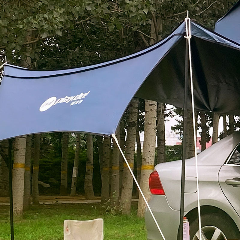 Toldo lateral de coche PlayDo Fish Island 90° | Perfecto para acampar en familia