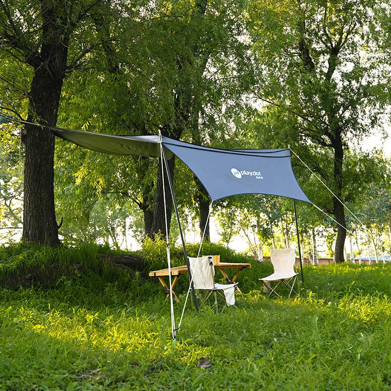 Toldo lateral de coche PlayDo Fish Island 90° | Perfecto para acampar en familia