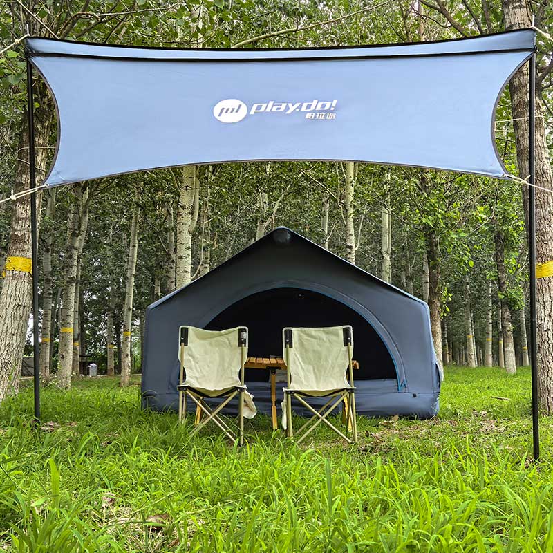 Toldo lateral de coche PlayDo Fish Island 90° | Perfecto para acampar en familia