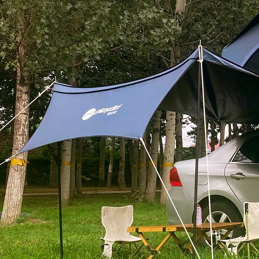 Toldo lateral de coche PlayDo Fish Island 90° | Perfecto para acampar en familia