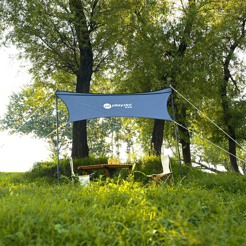 Toldo lateral de coche PlayDo Fish Island 90° | Perfecto para acampar en familia