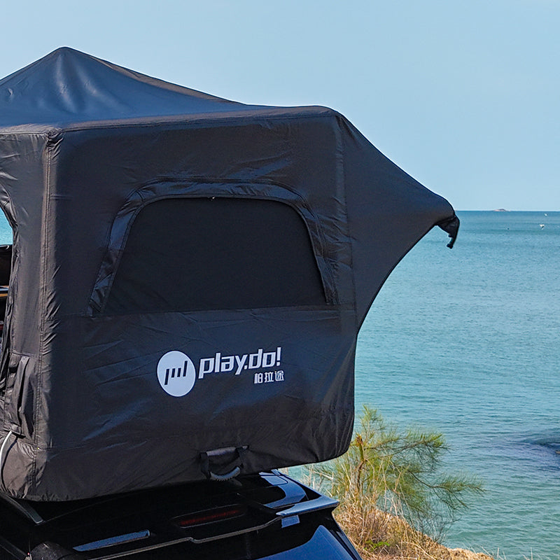 PLAYDO Lightweight Rooftop Tent for SUV Camping | Inflatable Automotive Camping Tent | Castle Shell