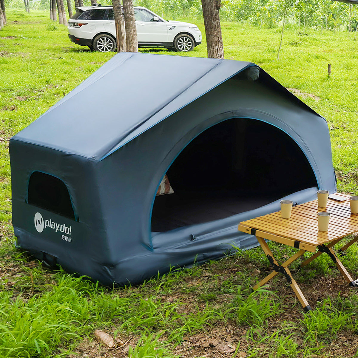 PLAYDO Inflatable Rooftop Tent for Family Camping | Lightweight Camping Tent |  Shell Wing